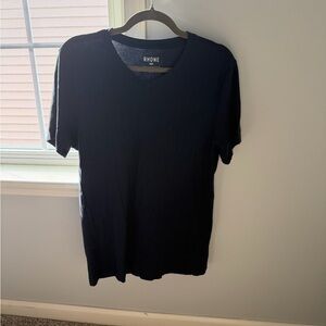 RHONE Men's Navy V-Neck Tee